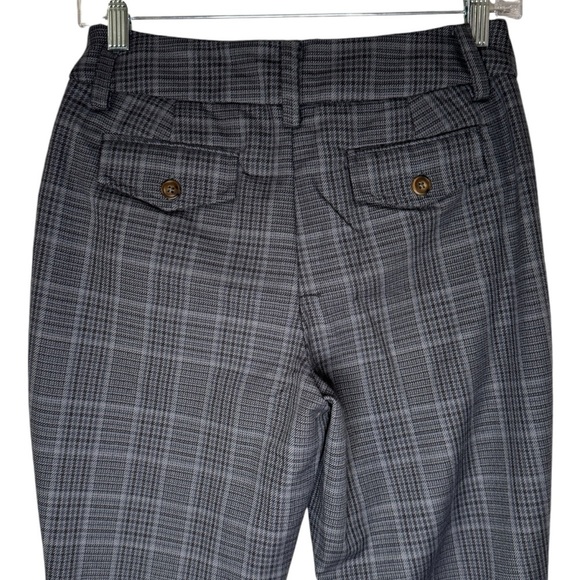 NWT Urban Outfitters Houndstooth plaid flare leg trousers pants women’s 2 - Picture 3 of 14